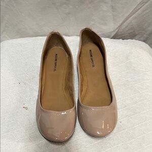 Mossimo Supply Co. Patent Ballet Flats in Blush
